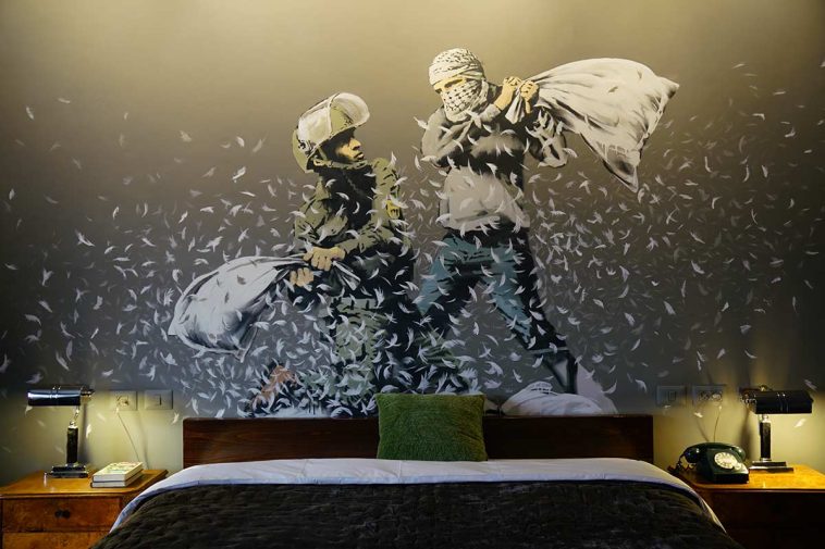 Banksy Hotel Walled Off Bethlehem Cisjordanie