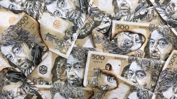 Pochoir C215 Gainsbourg Billet 500 francs