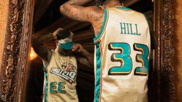 Mitchell and Ness Swingman Gold Pack