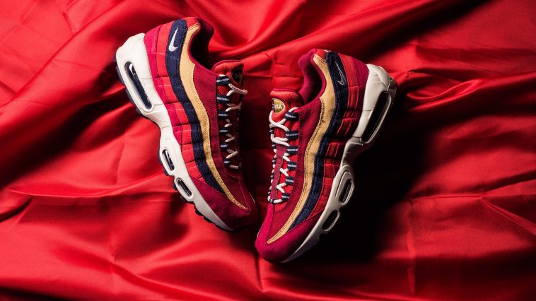 Nike Air Max 95 premium Red Crush Wheat Gold