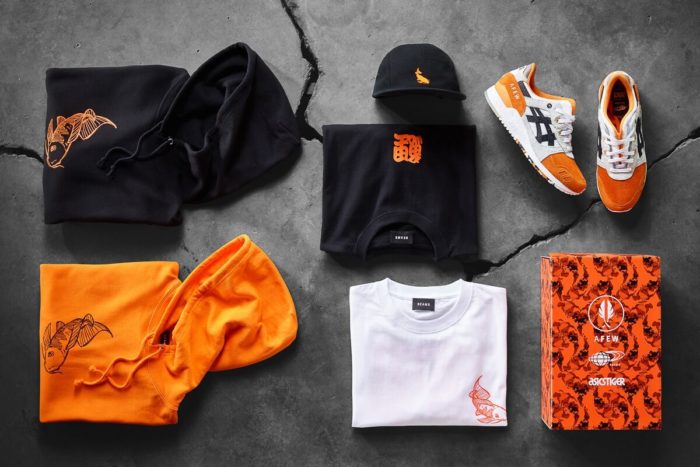 Afew x BEAMS x Asics Tiger Gel Lyte III Orange Koi Collection Afew x BEAMS x Asics Tiger Gel Lyte III Orange Koi Collection