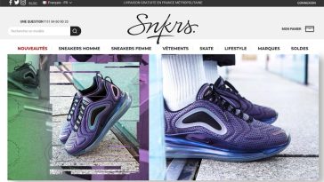 SNKRS Site Vente en Ligne de Sneakers et StreetWear