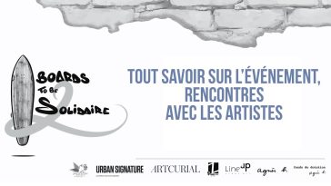 Vente Art Urbain Boards to be Solidaire - Street Art Secours Populaire