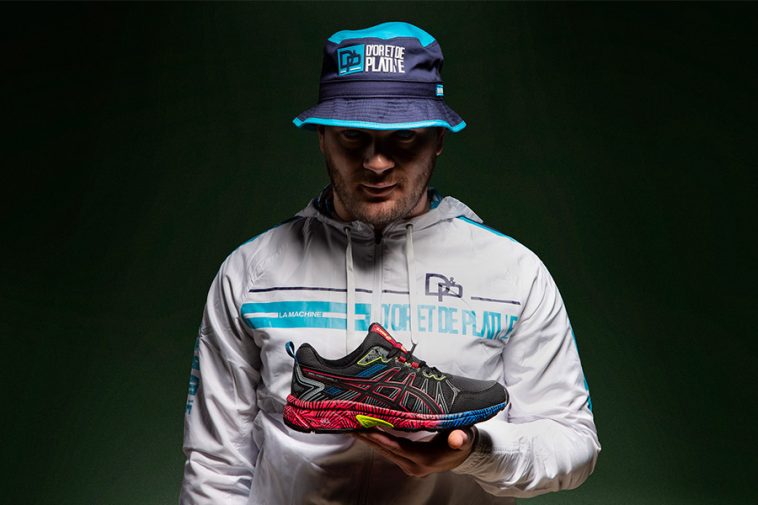 Baskets ASICS GEL-Venture 7 Ovni en collaboration avec le rappeur JUL