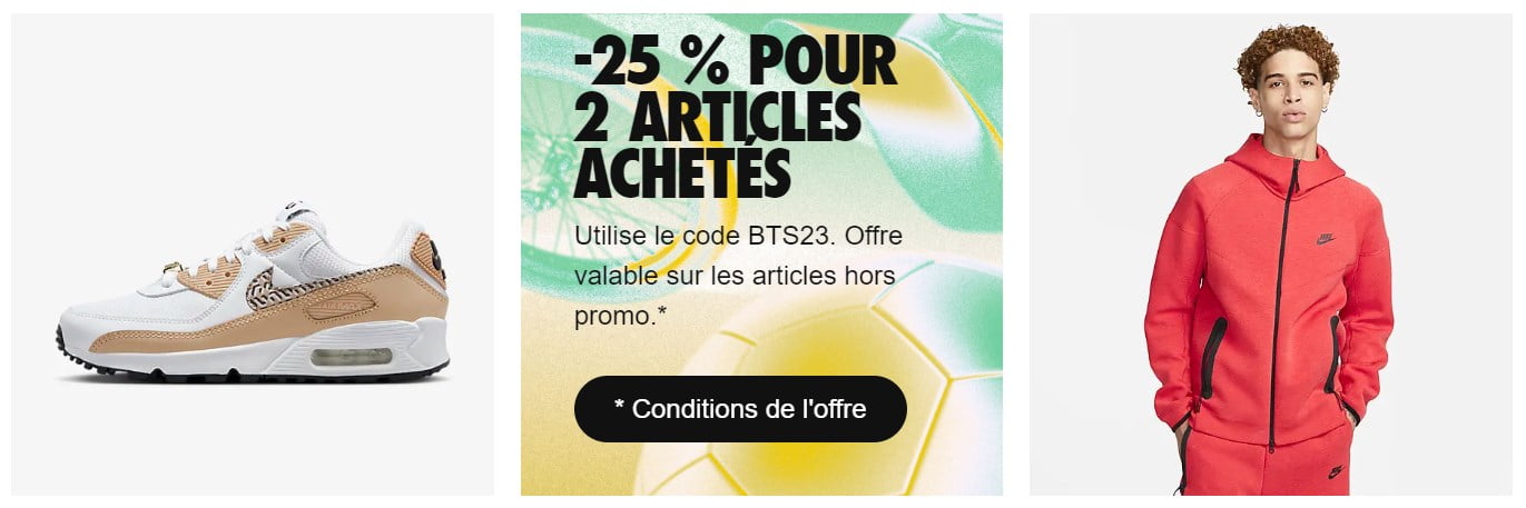 Offre Nike Back To School