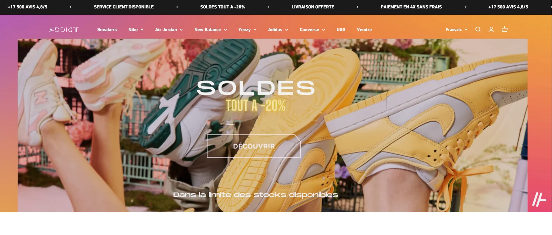 Addict Sneakers Site Resell