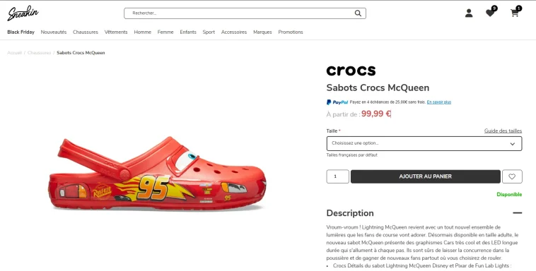 Avis Sneakin Site Sneakers Legit