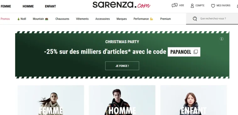 code promo sarenza 30