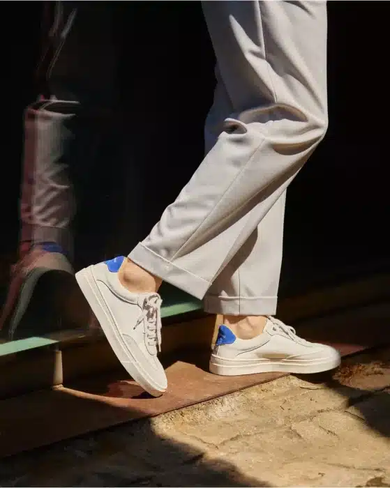 sneakers blanches élégantes