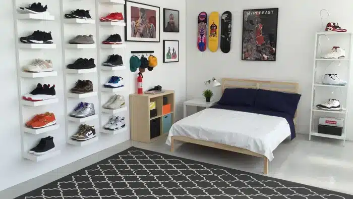 display sneakers - decoration intérieure