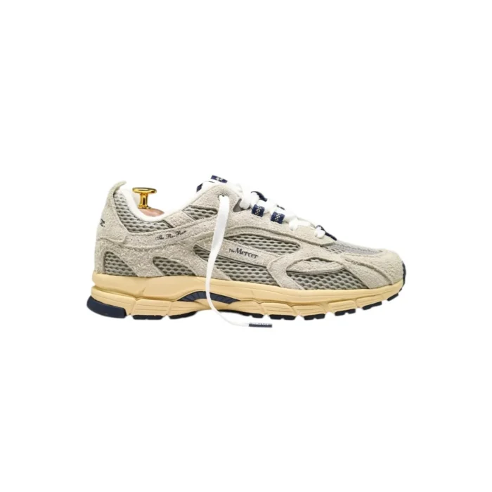 Baskets Mercer Amsterdam Re Run Americana Blanc Cassé Homme