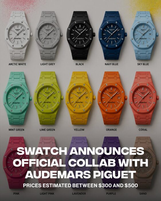 Collection Royal Pop Audemars Piguet x Swatch